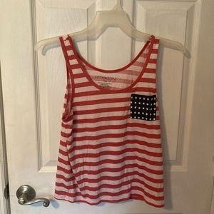 Fifth Sun United States Flag Tank - red